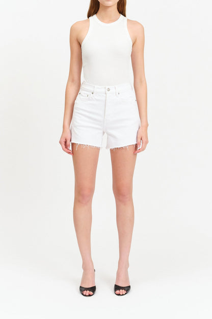 Bottom Line Shorts In Marshmellow