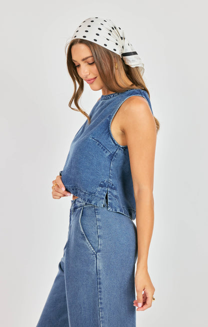 Its Pouring Sleeveless Top