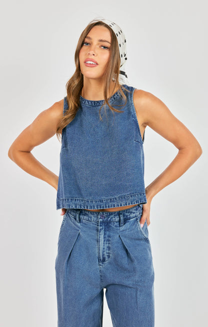 Its Pouring Sleeveless Top