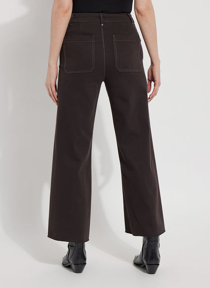 Erin Wide Leg Denim - Double Espresso