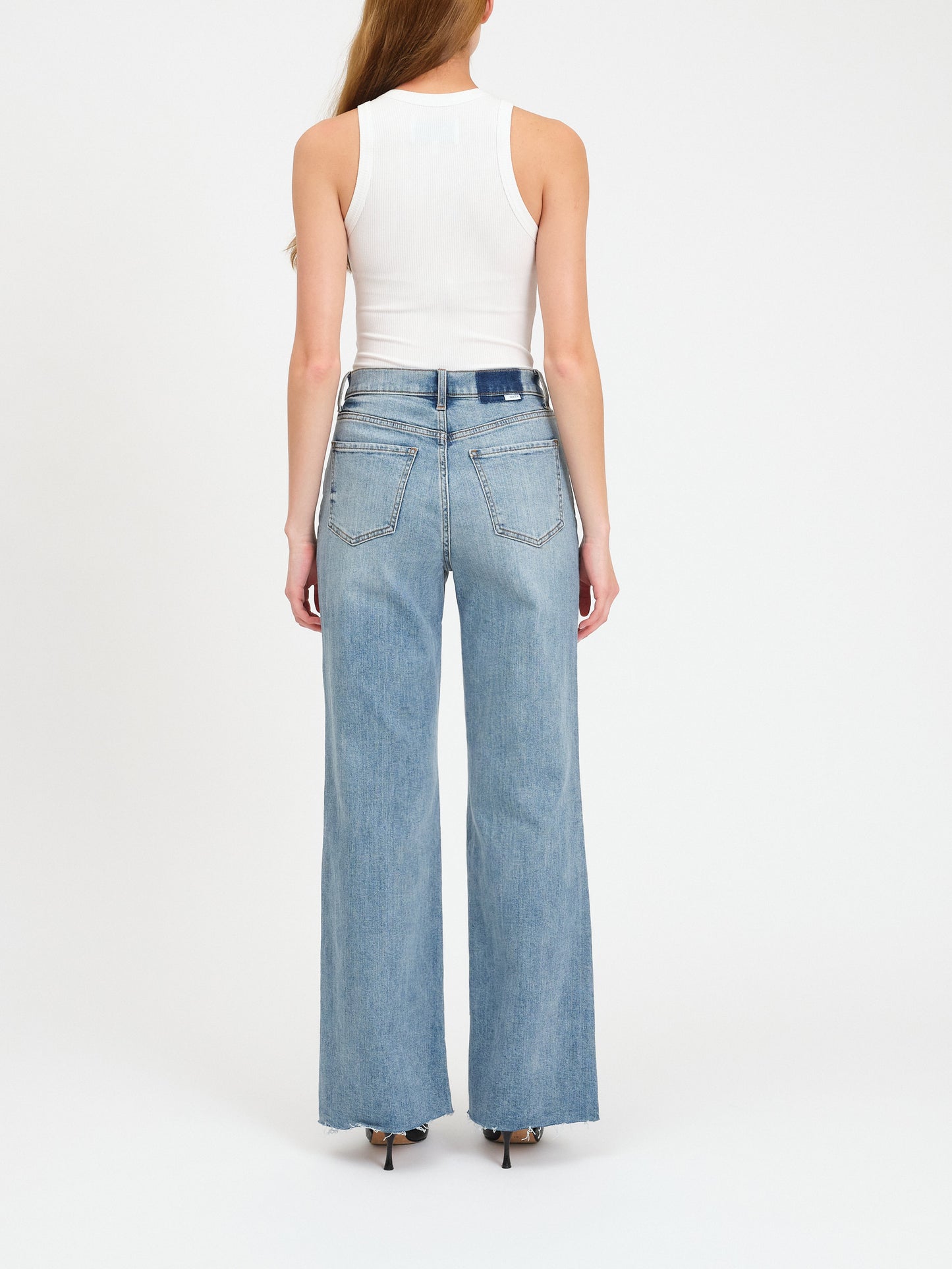 Far Out High Rise Wide Leg- Fools Gold