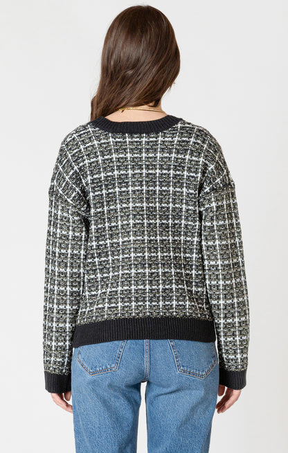 Eliza Tweed Textured Cardigan