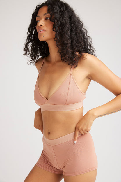 Women's Modal Rib Classic Bralette